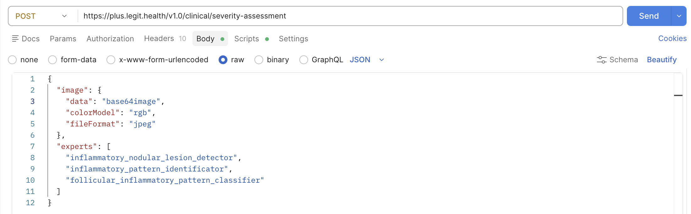 Screen capture of Postman